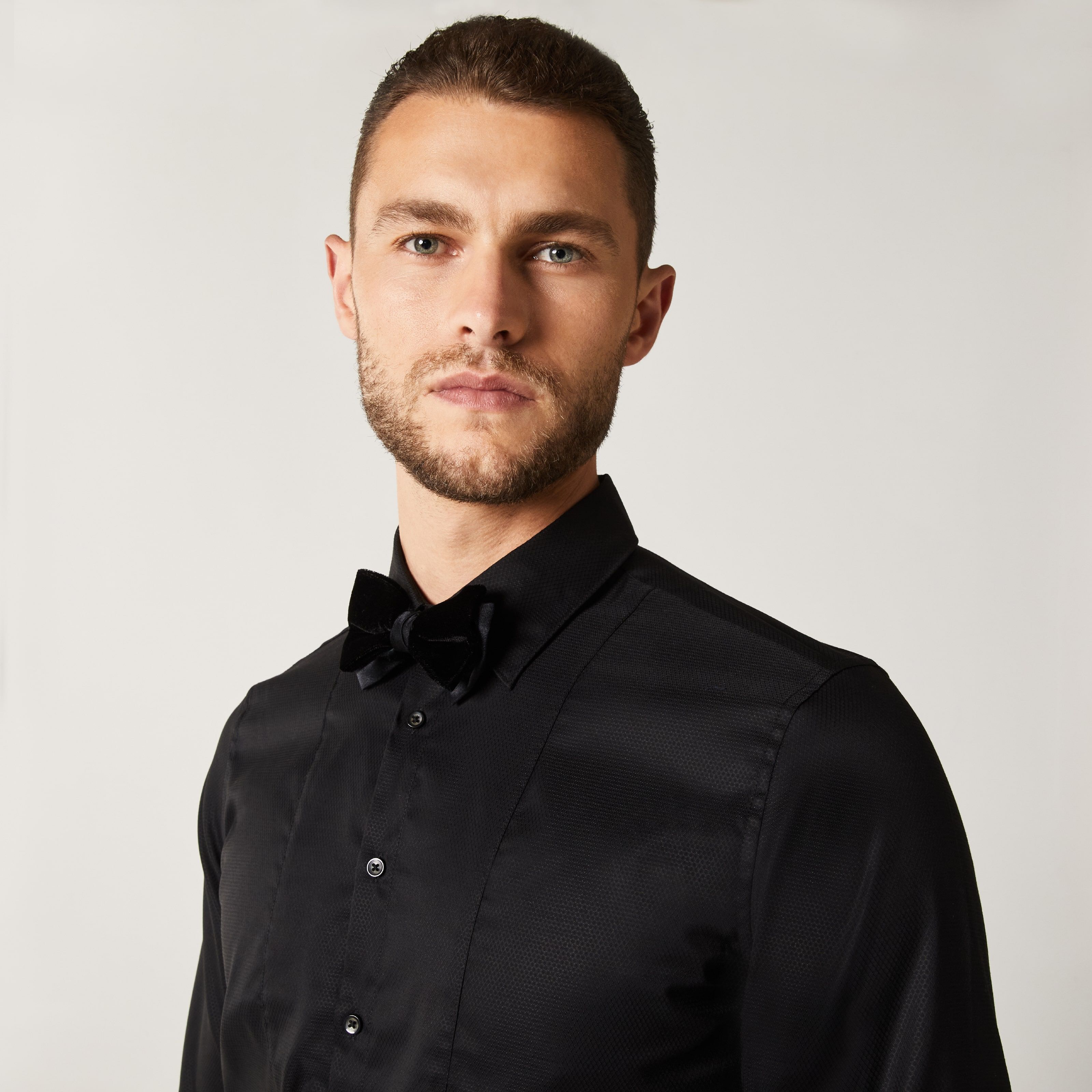Black on black mens dress shirt new arrivals